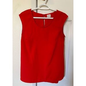 Red tank top